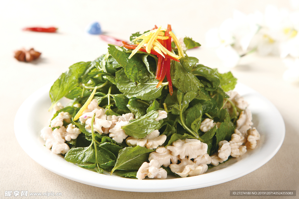 食香菜桃仁