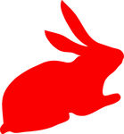 兔子 剪影