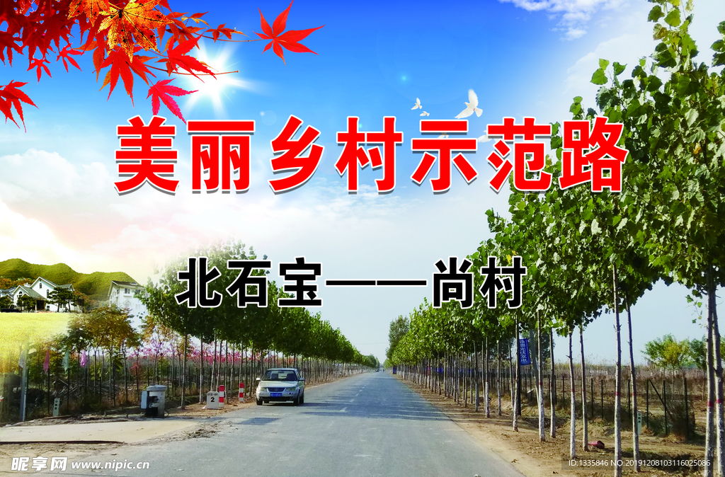 美丽乡村示范路