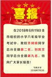 喜报版面