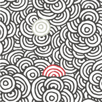 简约纯色花纹图案