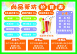 价目表