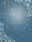 冬季雪花背景