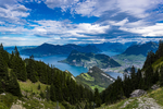 群山 河流 天空  云彩 风景