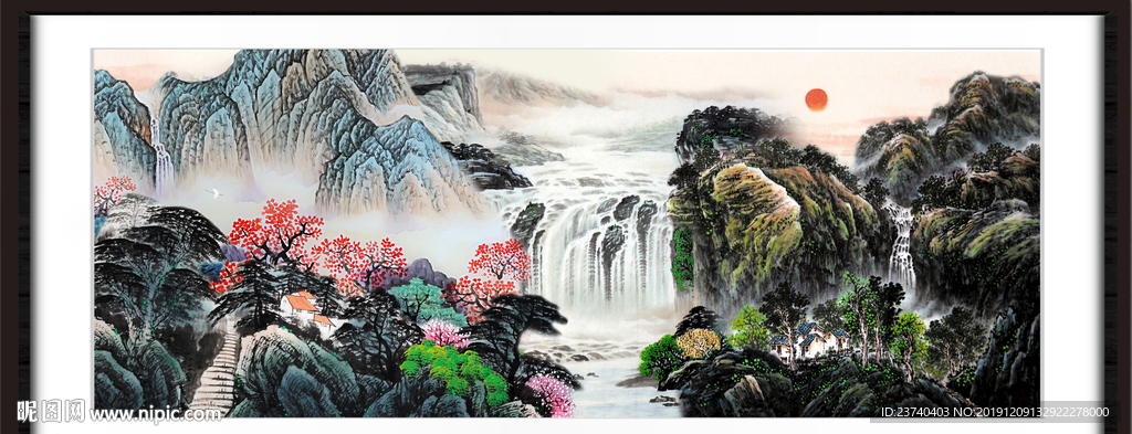 国画山水