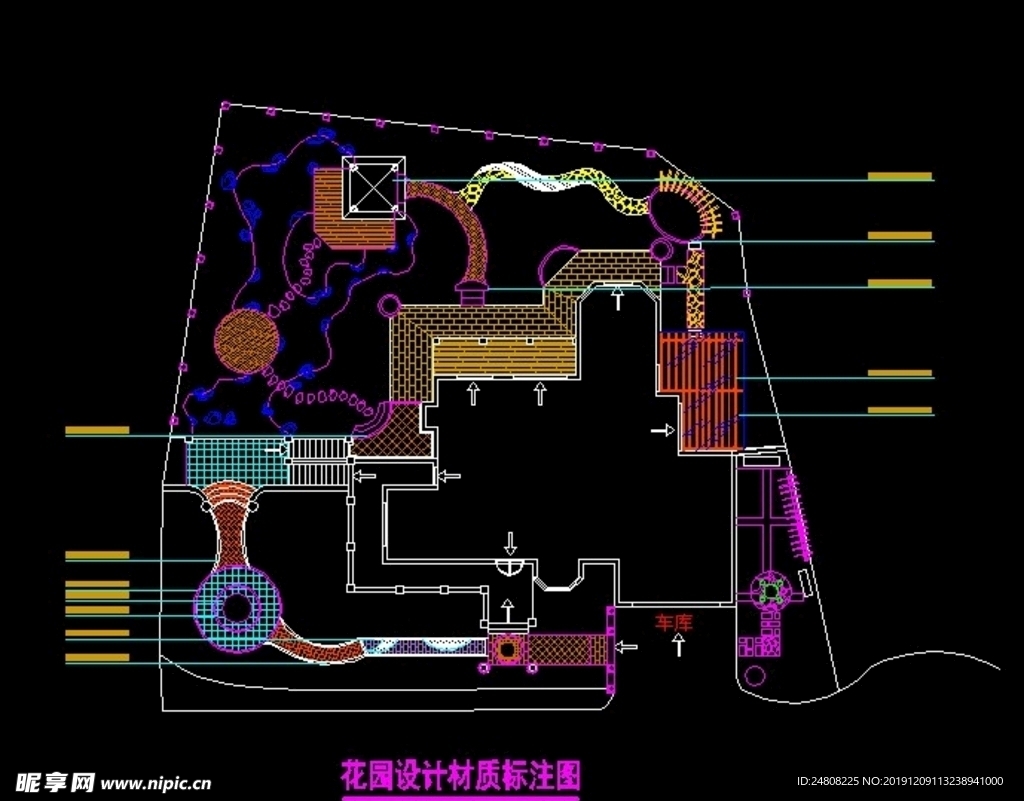 小区景观设计平面图