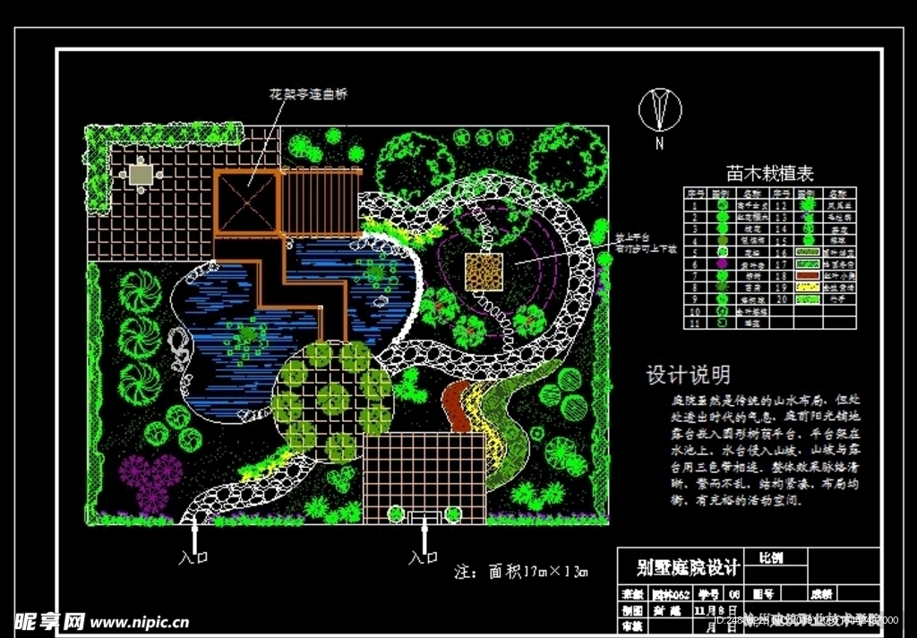 庭院景观平面图