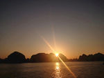 越南风景 日落