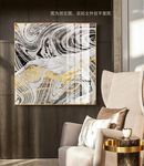抽象大理石几何装饰画