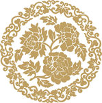 圆形底纹
