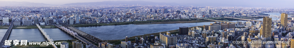 大阪城市景观