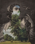 素描 人物 艺术 绘画 背景