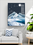 雪山装饰画