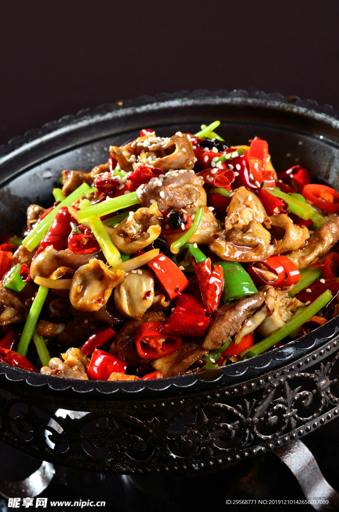 辣子鸽肚