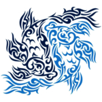 鲤鱼抽象