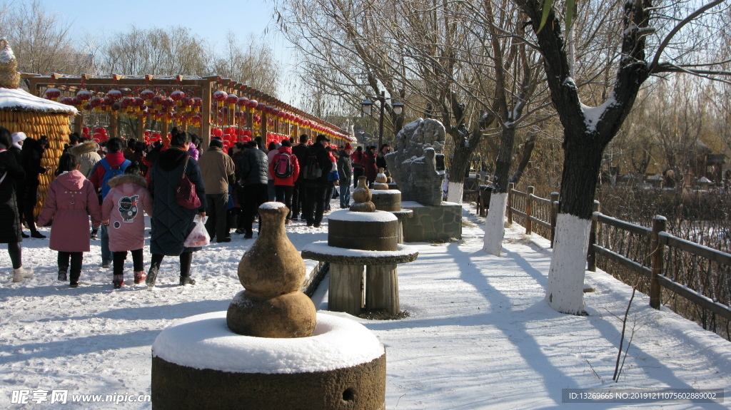 葫芦古镇  雪景   风景