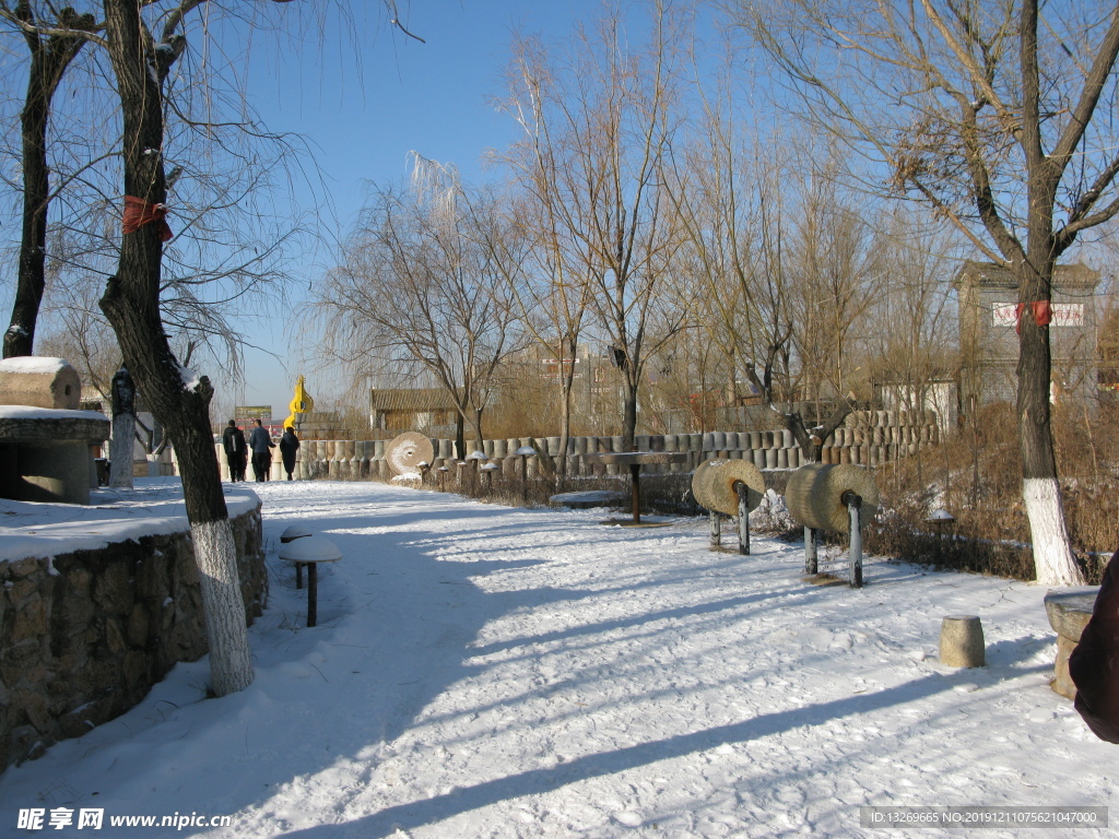 葫芦古镇  雪景   风景