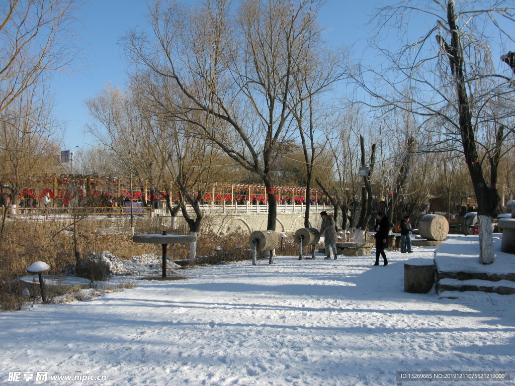 葫芦古镇  雪景   风景