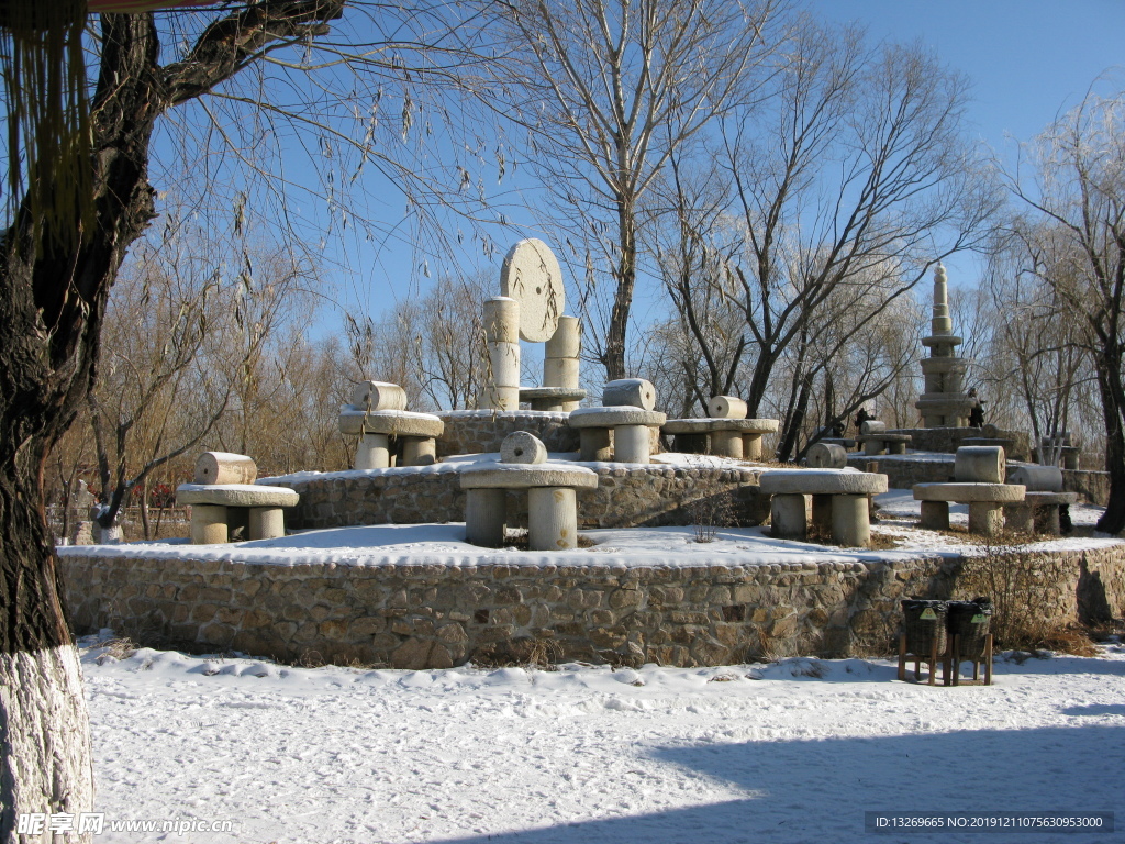 葫芦古镇  雪景   风景