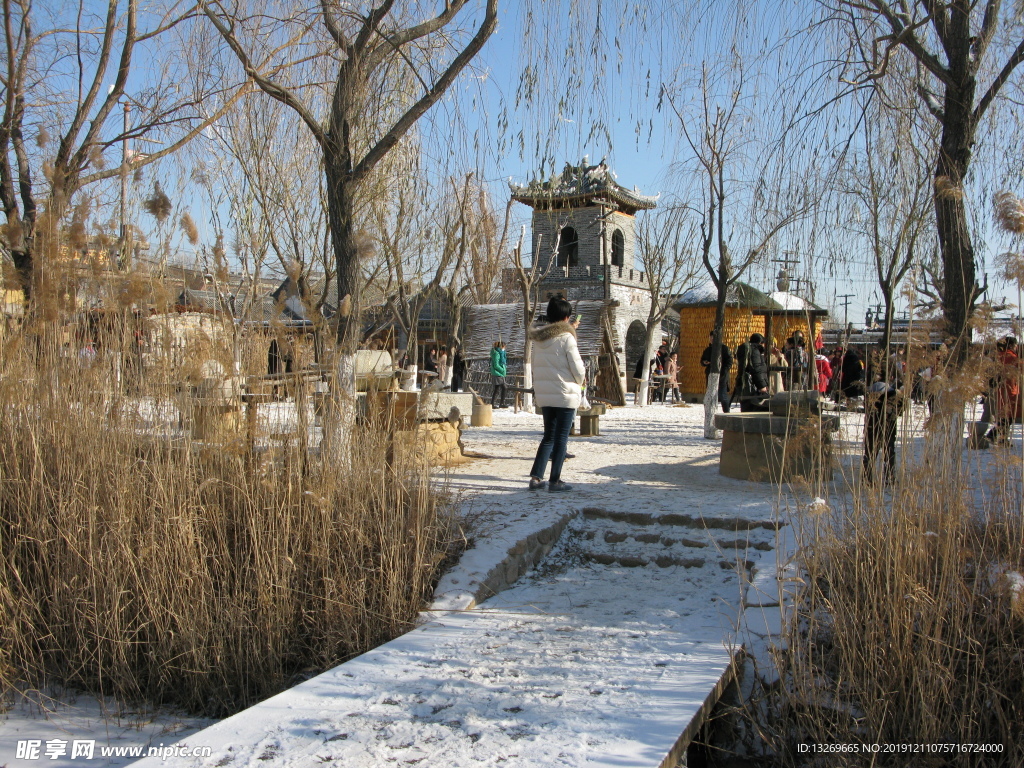 葫芦古镇  雪景   风景