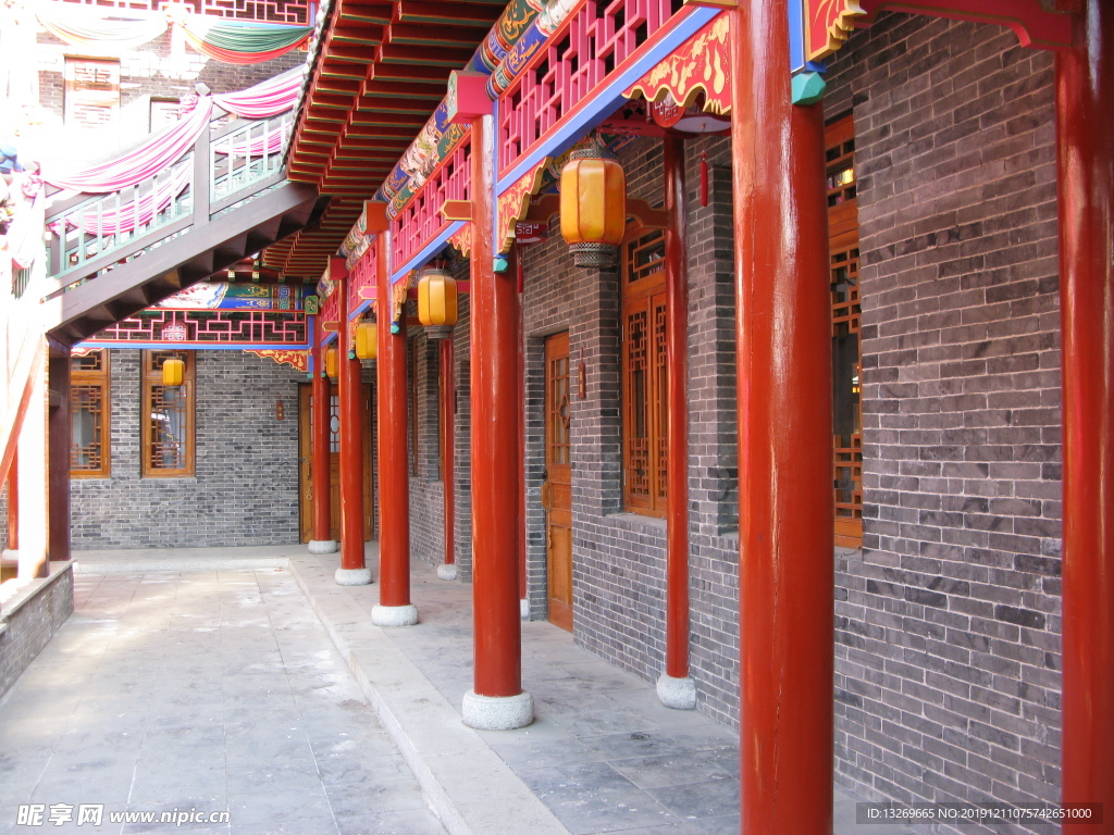 葫芦古镇  仿古建  风景