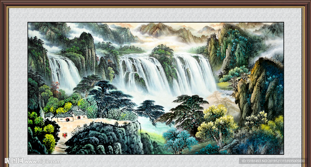 巨幅山水画