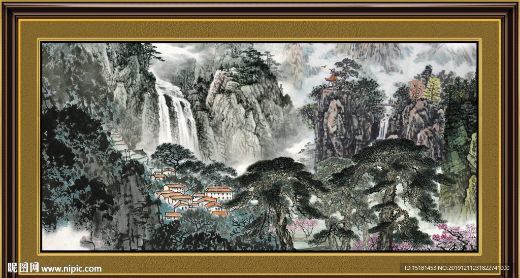 山水风景画