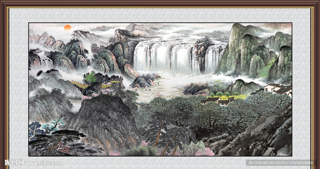 山水风景画