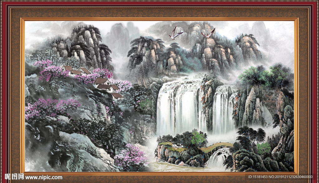 山水风景画