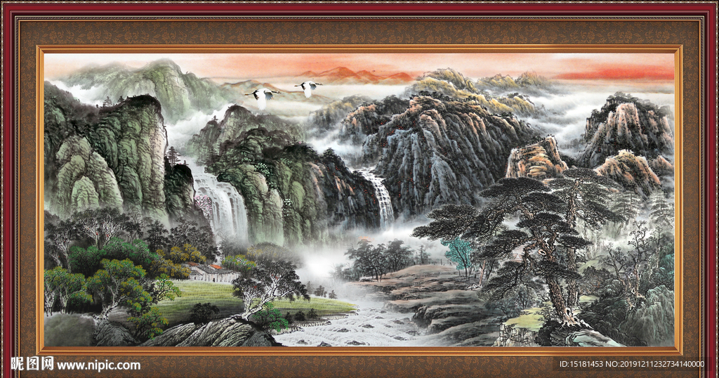 山水风景画