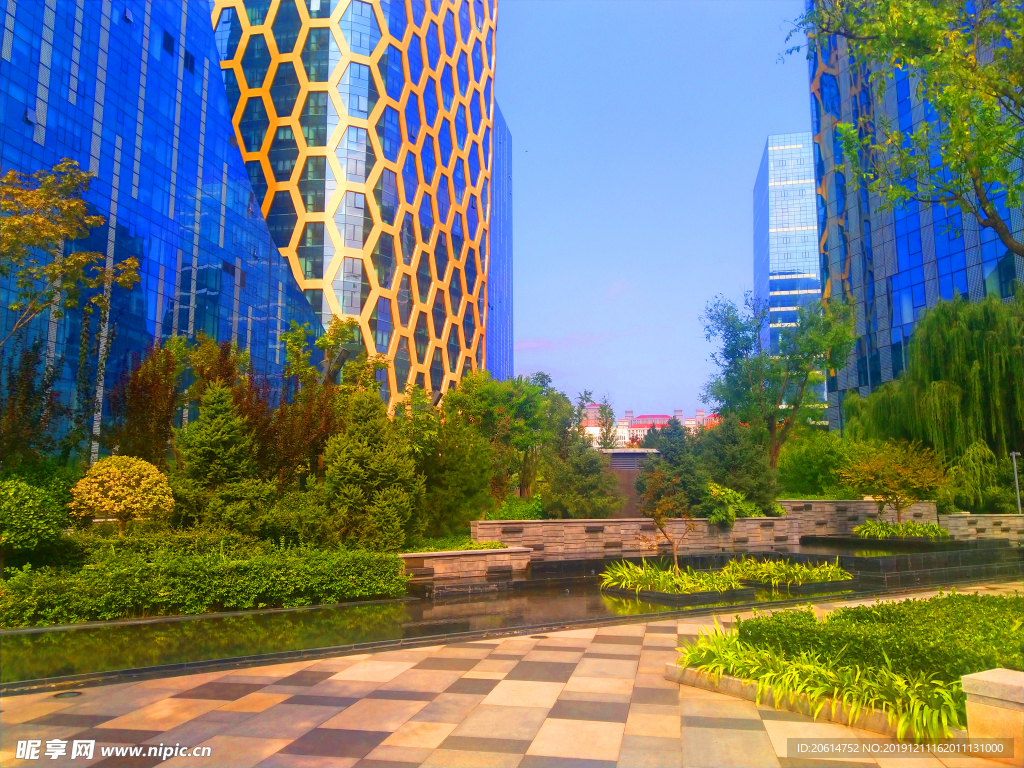 城市高楼风景