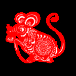 鼠年剪纸