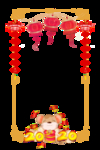 鼠年边框