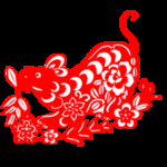 鼠年剪纸