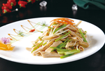葱丝拌鸭肠