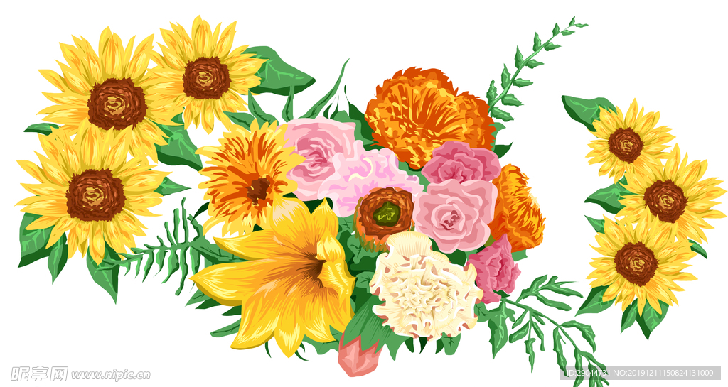 鲜花素材