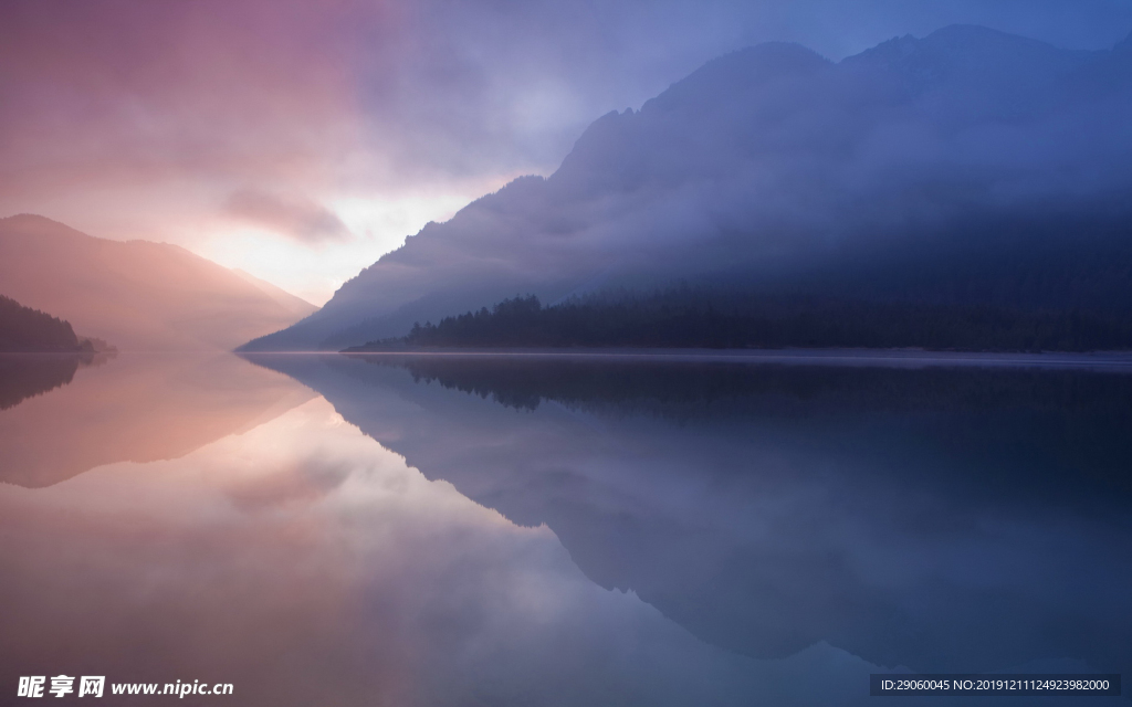 大气山水风景