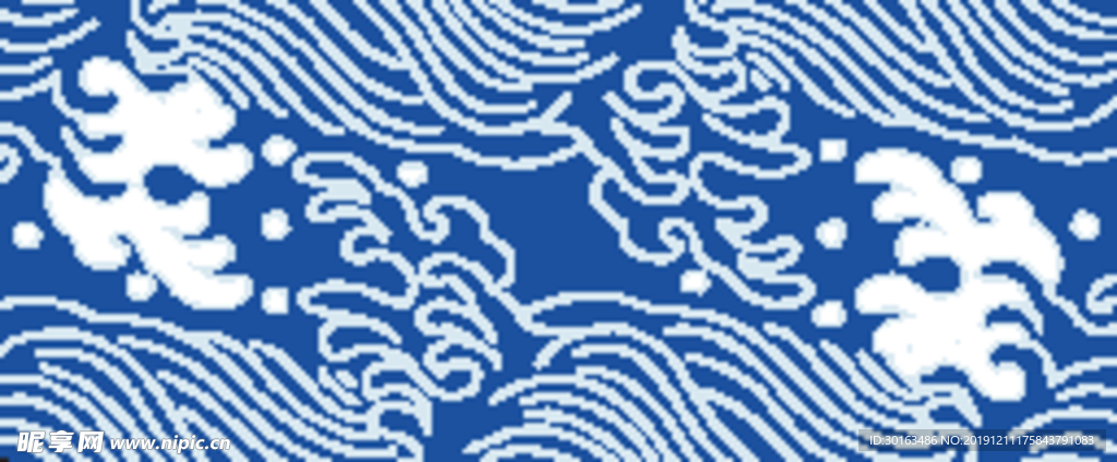 海浪 矢量 分层