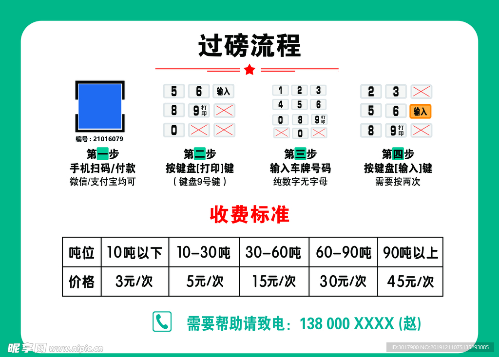过磅流程