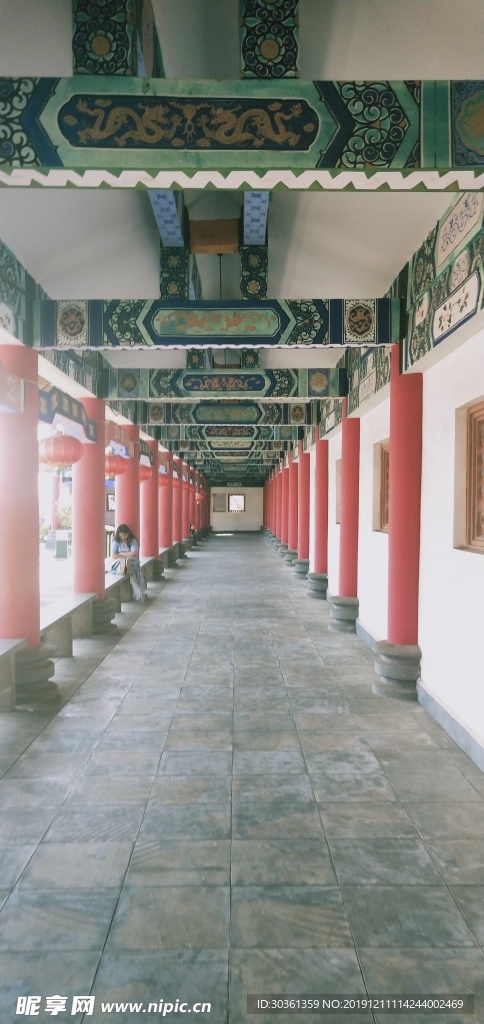 金山寺    长廊