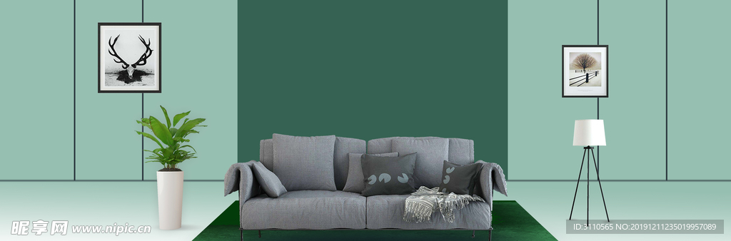 家具装修促销海报banner