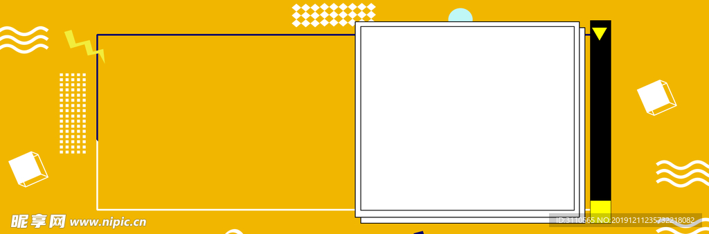 扁平几何海报banner