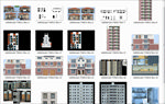 建筑立面贴图外墙模型别墅
