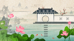 中国风建筑插画