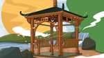中国风建筑插画