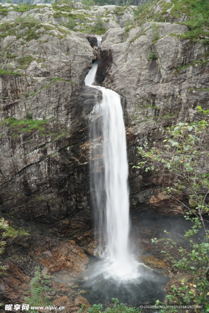 风景 瀑布