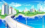 蓝天白云草地