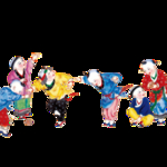 古代人过新年图