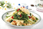 小白菜炒豆筋