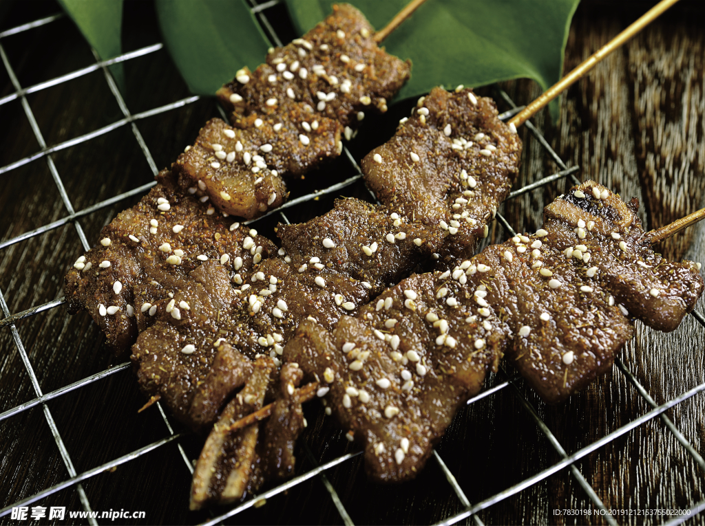 烧烤 五花肉 串串